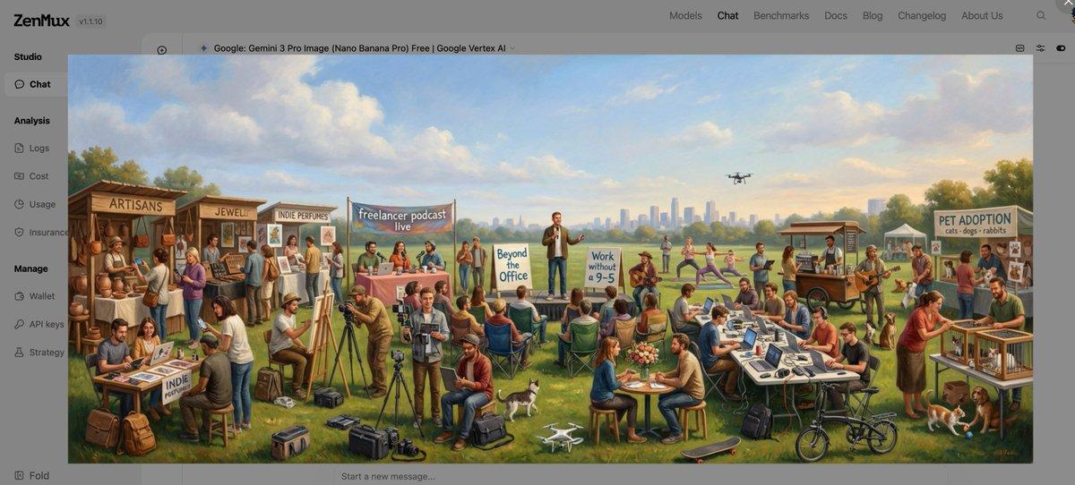 AI generated image for A Merry Company in a Baroque Park