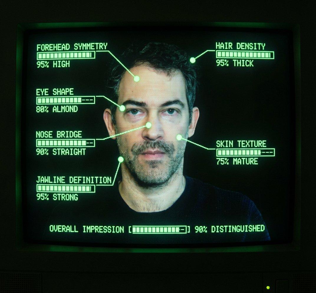 AI generated image for AI Attractiveness Rating Console Prompt