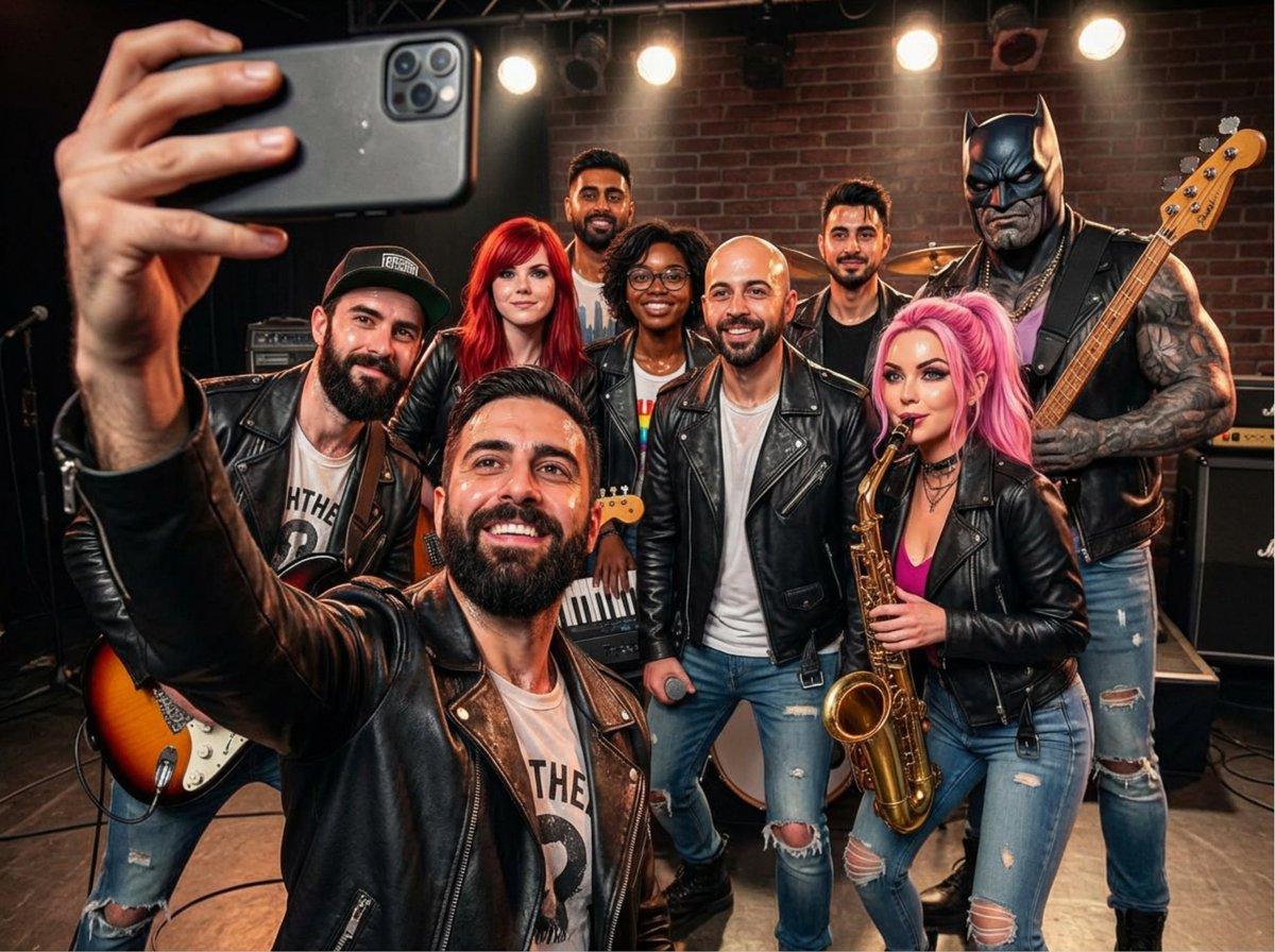 AI generated image for AI Syndicate Rock Band Poster