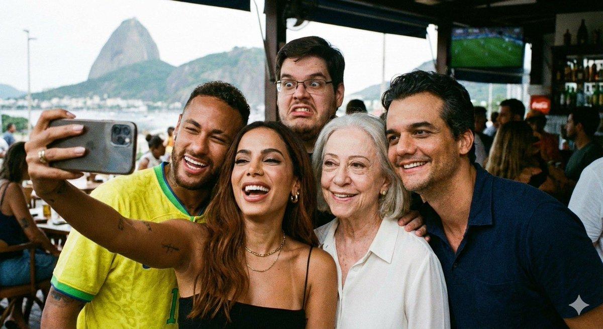 AI generated image for Brazilian Celebrity Selfie Request