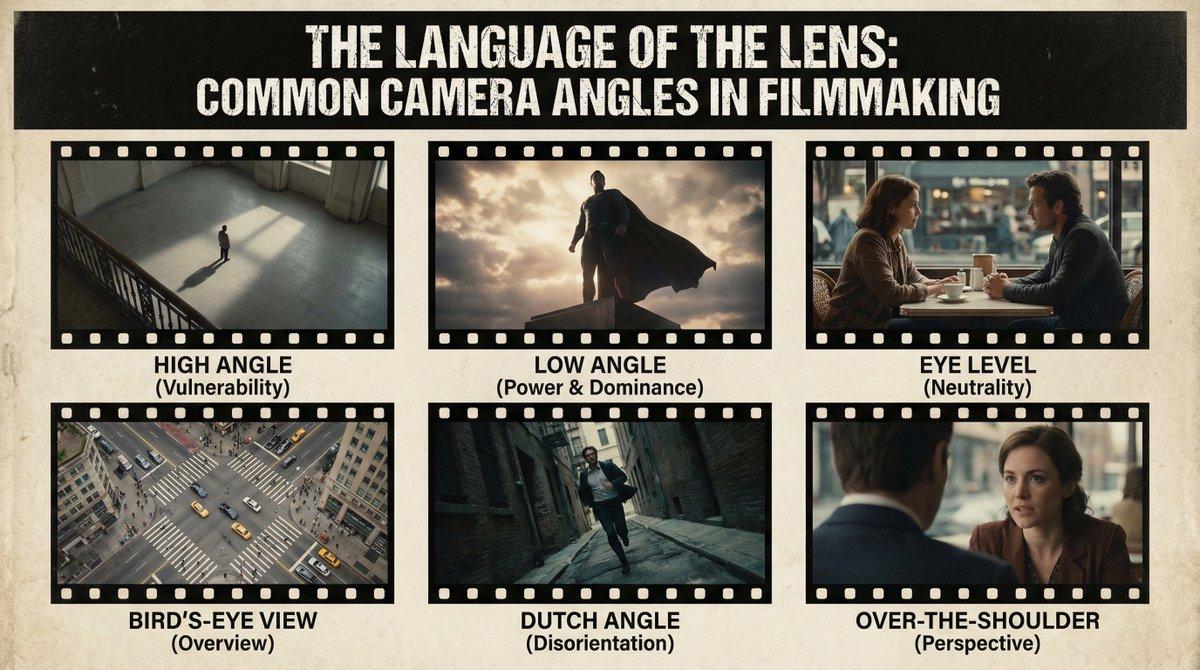 AI generated image for Filmmaking Camera Angles Poster