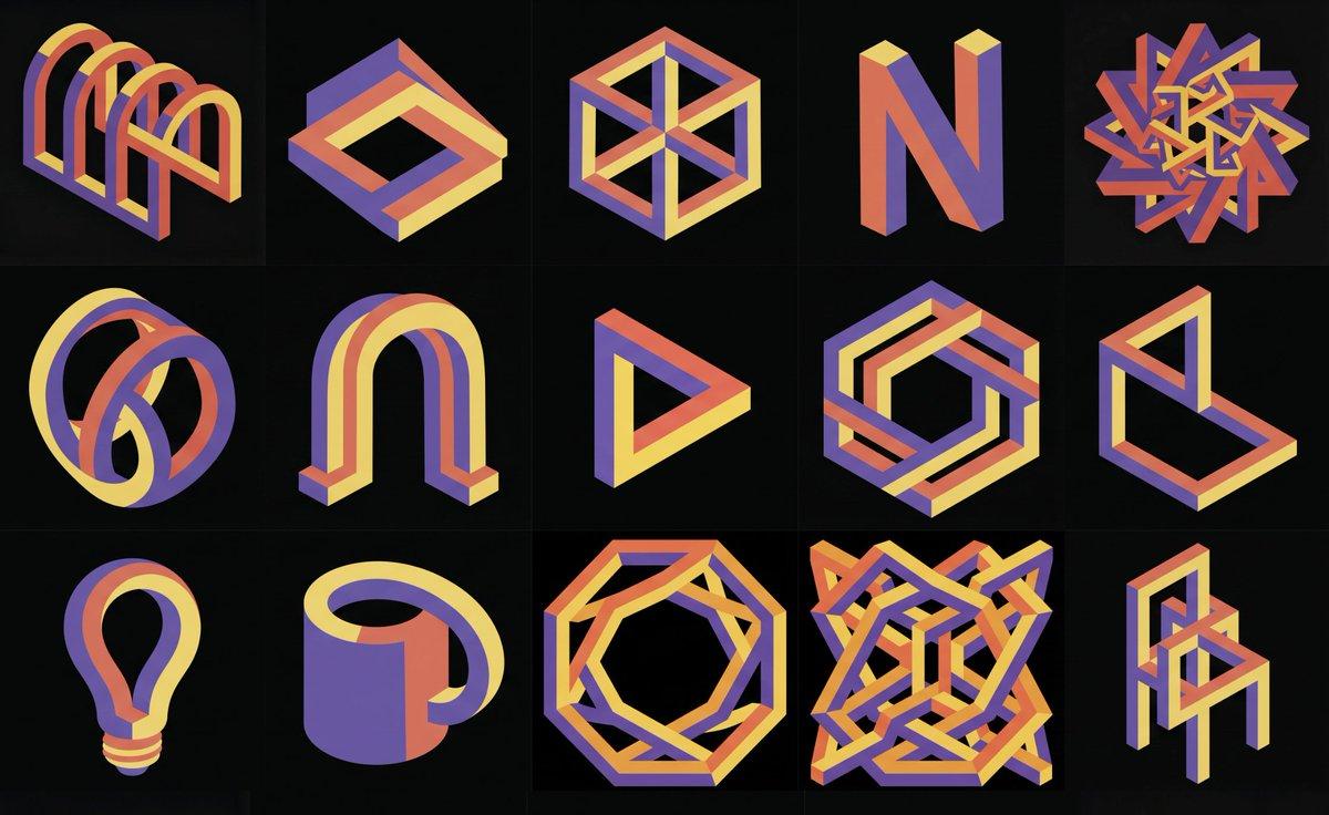 AI generated image for Impossible 3D Style Shape