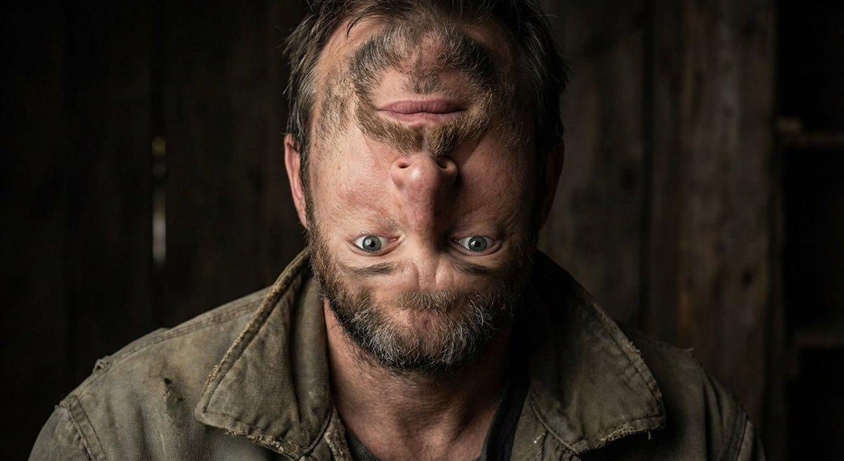 AI generated image for Inverted Portrait