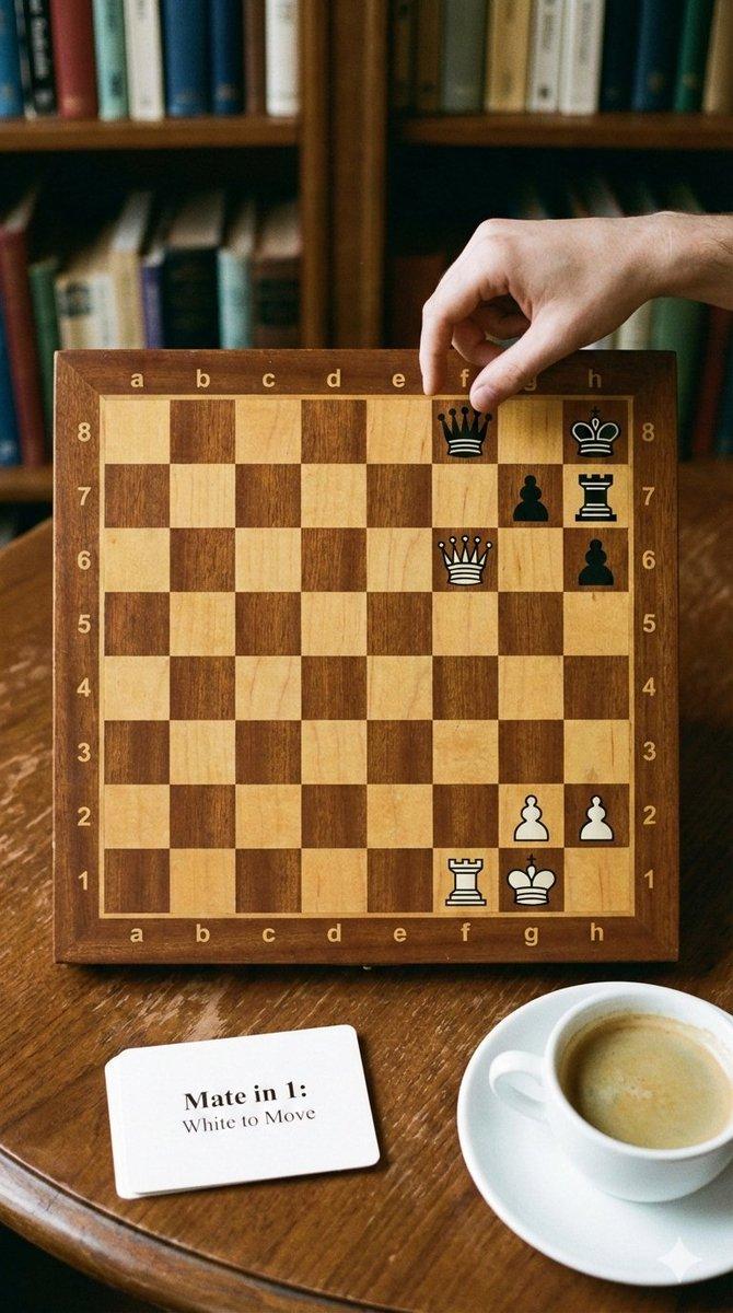 AI generated image for Mobile Chess Mate-in-1 Puzzle Image Request