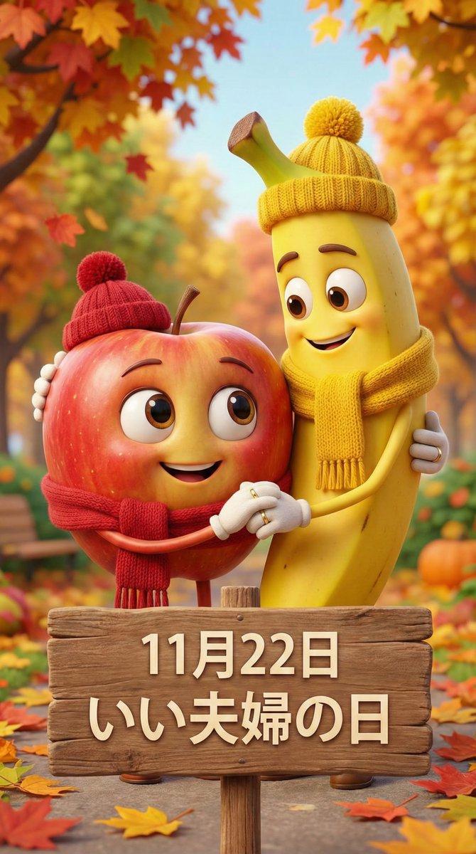 AI generated image for The Anthropomorphized Apple and Banana Couple