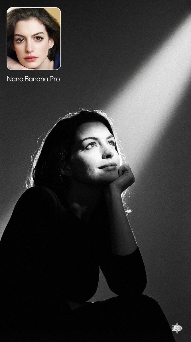 AI generated image for Dramatic Black-and-White Portrait: Light and Loneliness