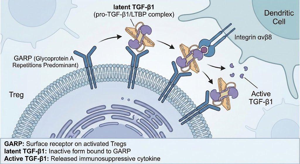 AI generated image for GARP Biology and Regulatory T-Cell Function: An Illustration