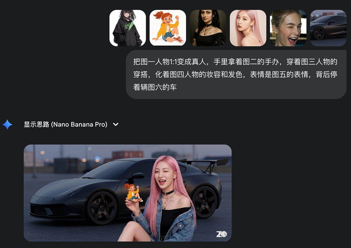 AI generated image for Multi-Source Character Transformation and Scene Setup