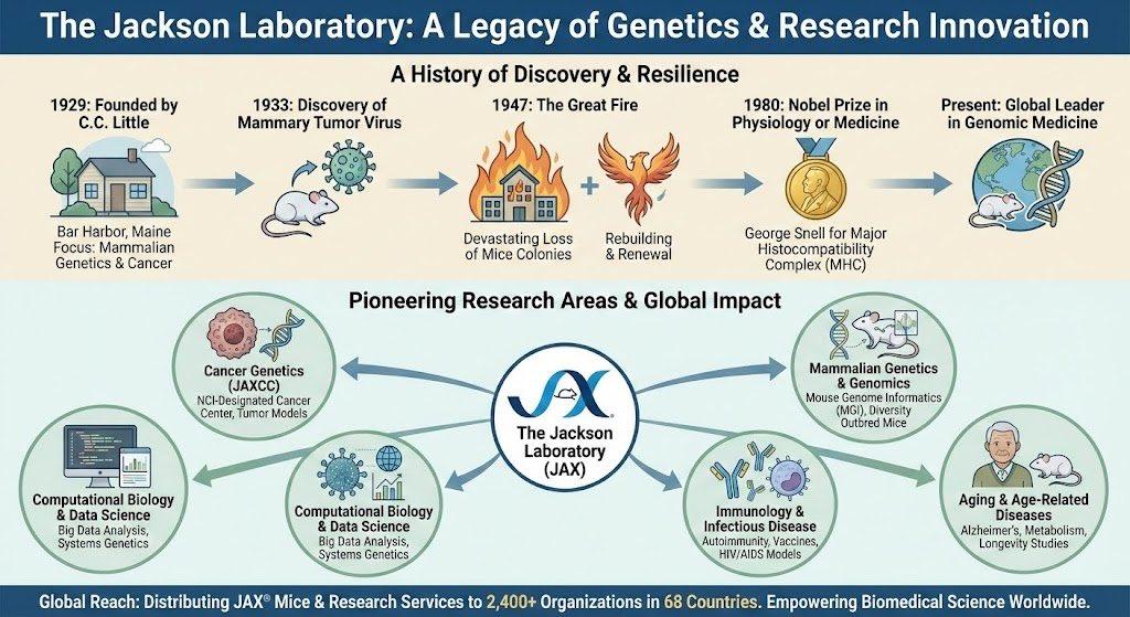 AI generated image for The Jackson Laboratory: Advancing Research in Genetics and Human Disease
